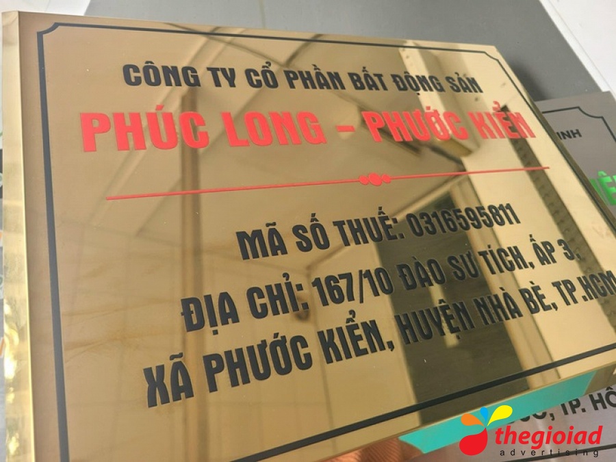 Ảnh bảng hiệu tham khảo – Làm bảng hiệu, bảng tên công ty tại TP.HCM