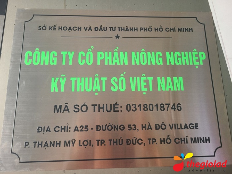 Ảnh bảng hiệu tham khảo – Làm bảng hiệu, bảng tên công ty tại TP.HCM