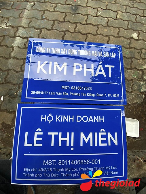 Ảnh bảng hiệu tham khảo – Làm bảng hiệu, bảng tên công ty tại TP.HCM