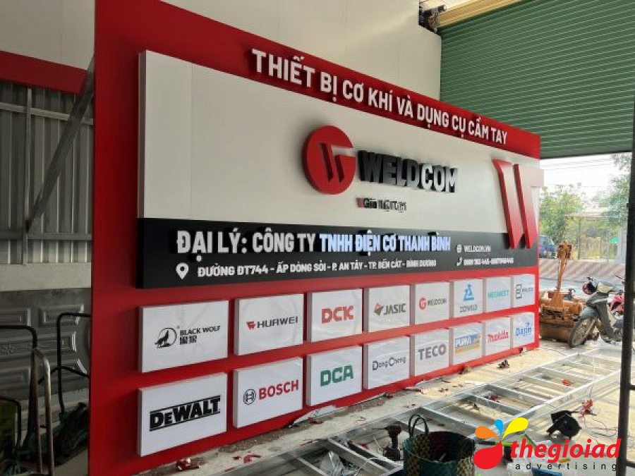 Ảnh bảng hiệu tham khảo – Thiết kế, thi công bảng hiệu quảng cáo Quận 7