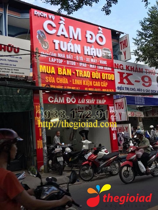 Ảnh bảng hiệu tham khảo – Thiết kế, thi công bảng hiệu quảng cáo Quận 8