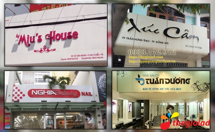 Hình bảng hiệu thời trang tham khảo – Mẫu bảng hiệu shop quần áo: chọn phong cách hợp mặt tiền