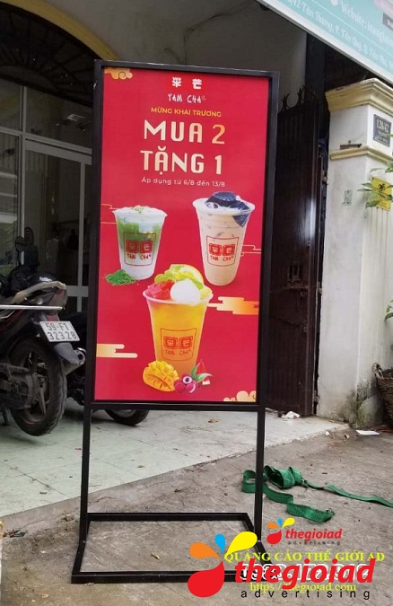 Bảng hiệu Standee – góc nhìn 5