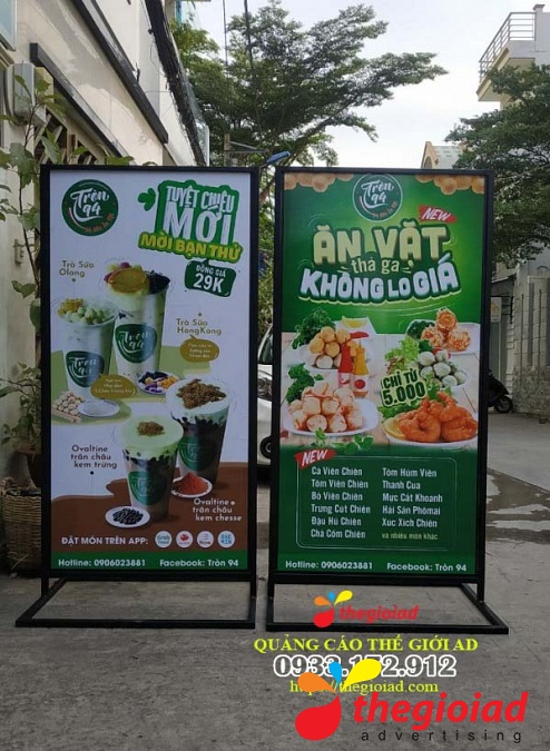 Bảng hiệu Standee – góc nhìn 6
