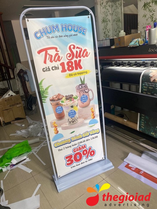 Hộp cuốn ưu đãi đồ uống có khung bo góc