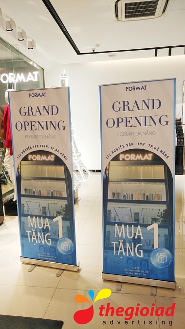 Hai hộp cuốn giới thiệu khai trương