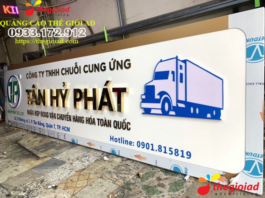 Ảnh bảng hiệu tham khảo – Thiết kế, thi công bảng hiệu quảng cáo Quận 1