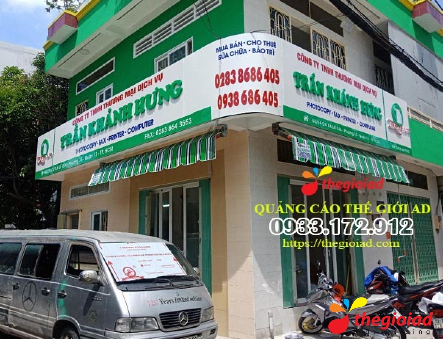 Ảnh bảng hiệu tham khảo – Thiết kế, thi công bảng hiệu quảng cáo tại TP.HCM