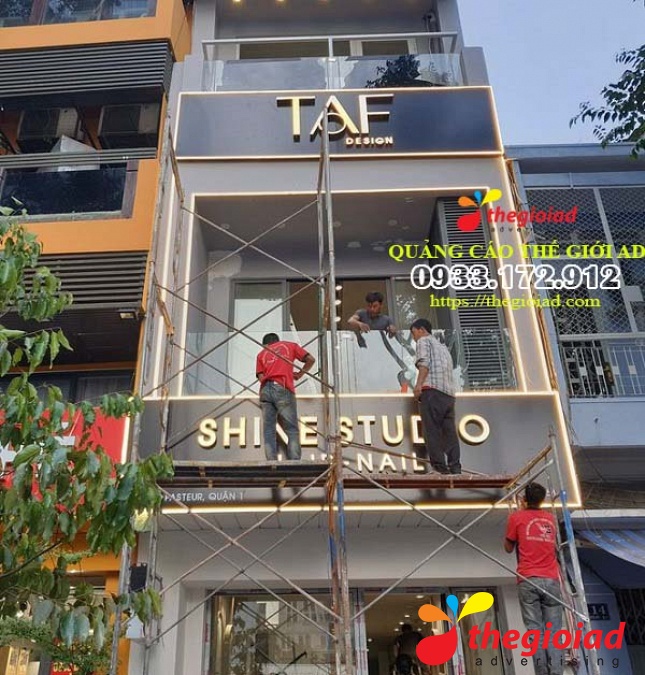 Ảnh bảng hiệu tham khảo – Thiết kế, thi công bảng hiệu quảng cáo tại TP.HCM