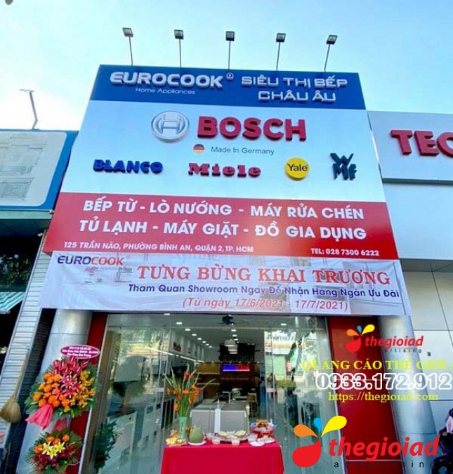 Ảnh bảng hiệu tham khảo – Thiết kế, thi công bảng hiệu quảng cáo tại TP.HCM