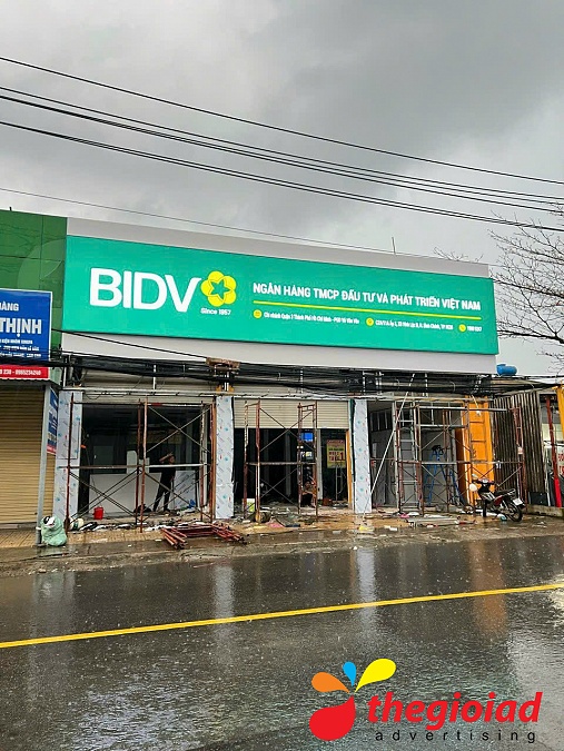 Bảng Hiệu Ngân Hàng BIDV – góc nhìn 1