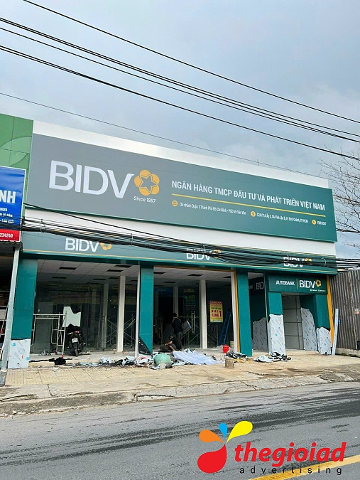 Bảng Hiệu Ngân Hàng BIDV – góc nhìn 2