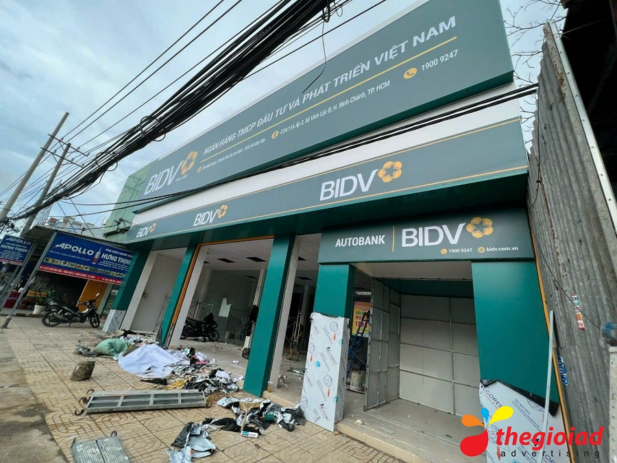 Bảng Hiệu Ngân Hàng BIDV – góc nhìn 6