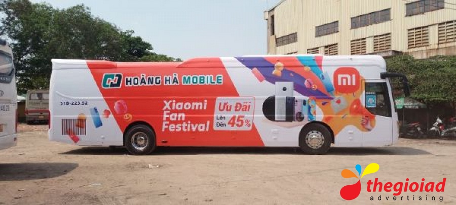 Decal dán quảng cáo trên xe – góc nhìn 9