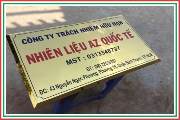 Bảng công ty & biển số nhà