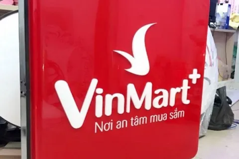 Hộp Đèn Mica Hút Nổi Vuông