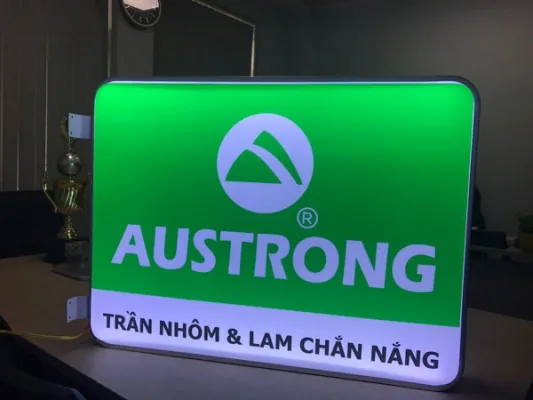 Hộp đèn Mica hút nổi