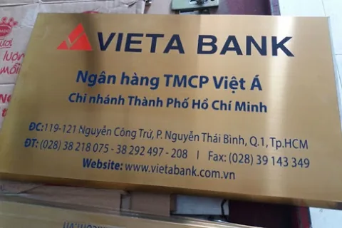 Bảng Công Ty Inox - Mica
