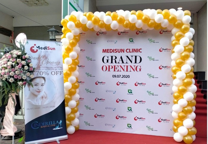 backdrop khai trương