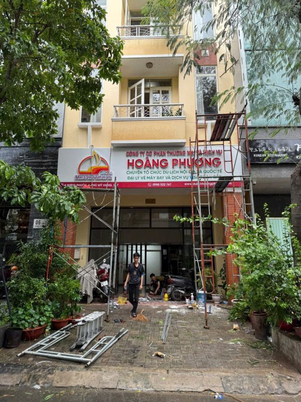 bảng công ty alu chữ mica