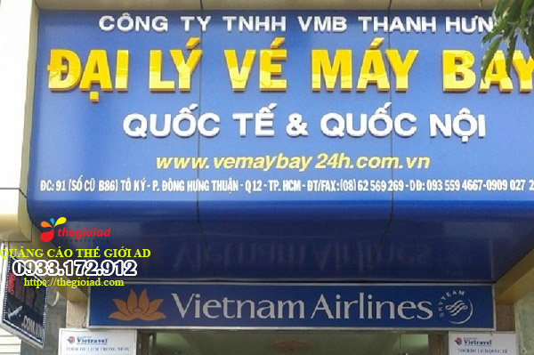 bảng hiệu alu đẹp