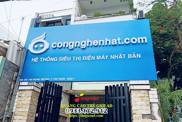 bảng hiệu alu đẹp