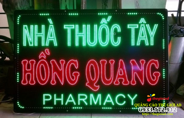 bảng hiệu đèn led thuốc tây