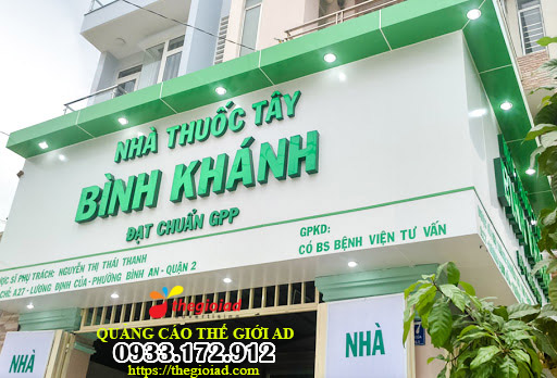 bảng hiệu thuốc tây đẹp