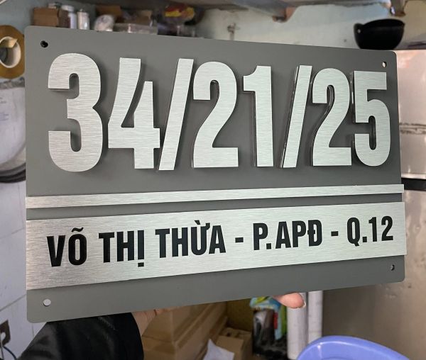 bảng số nhà đẹp hiện đại