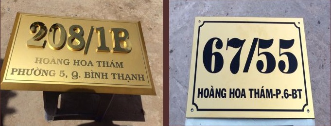 bảng số nhà đẹp