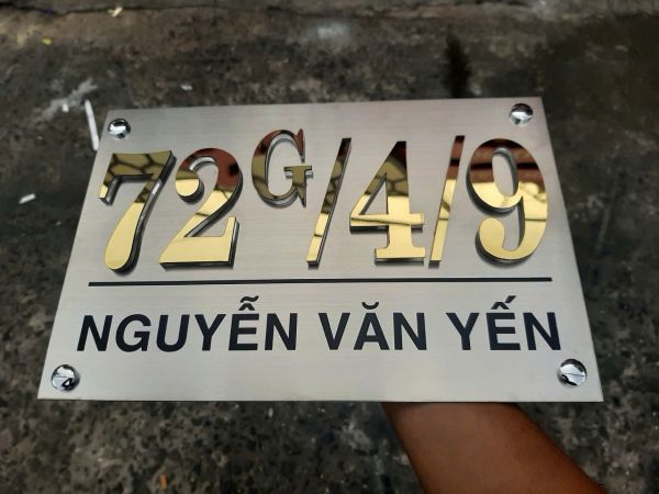 bảng số nhà đẹp