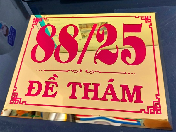 bảng số nhà inox in uv bảng số nhà inox in uv