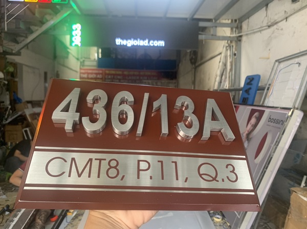 bảng số nhà kết hợp nhiều vật liệu bảng số nhà kết hợp nhiều vật liệu