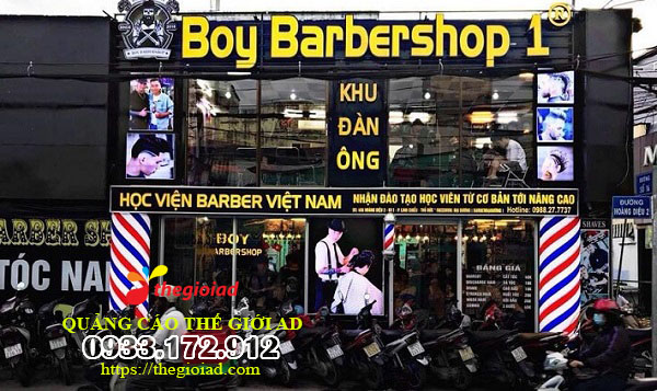 biển quảng cáo barber shop