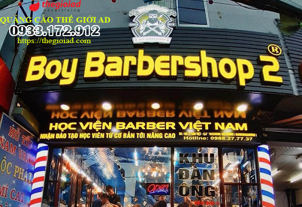 bảng hiệu barber shop