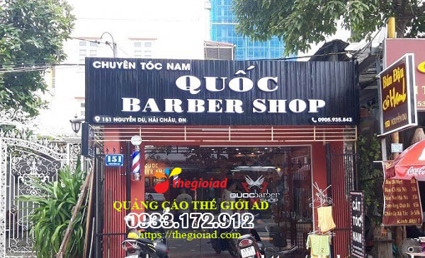 bảng hiệu barber shop