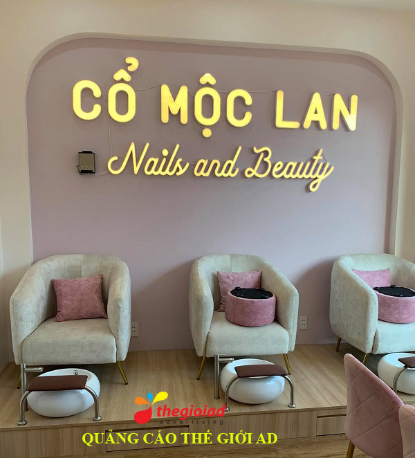 bảng hiệu nail beauty
