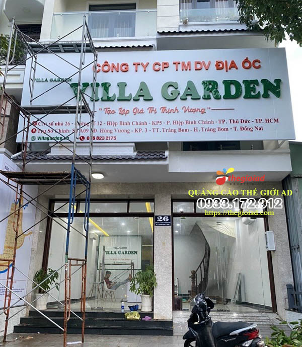 biển quảng cáo chữ mica