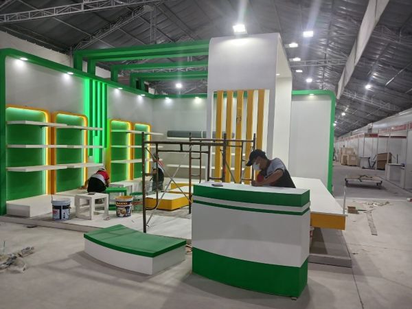 thi công gian hàng triển lãm