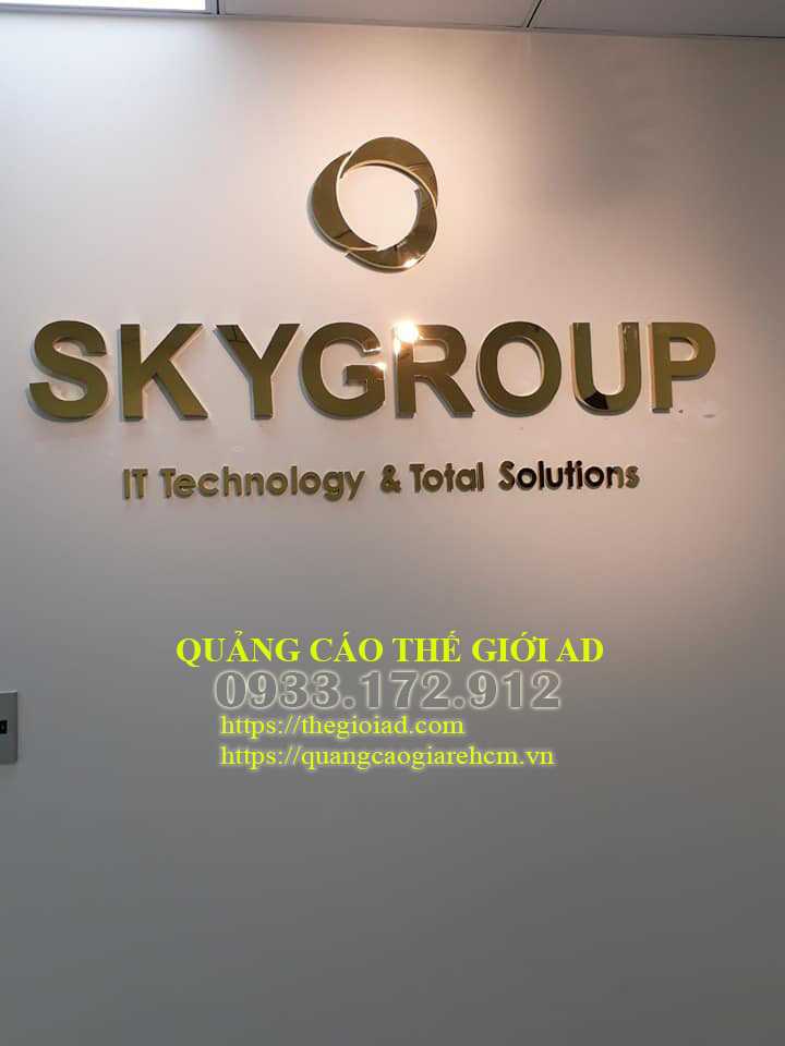 chữ nổi inox đẹp chữ nổi inox đẹp