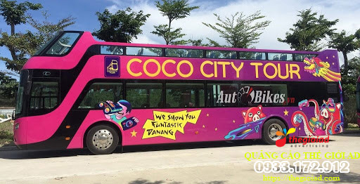 dán decal xe khách