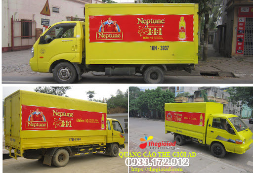 dán decal thùng xe tải