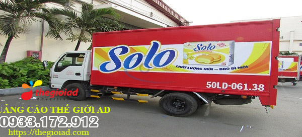 dán decal thùng xe tải