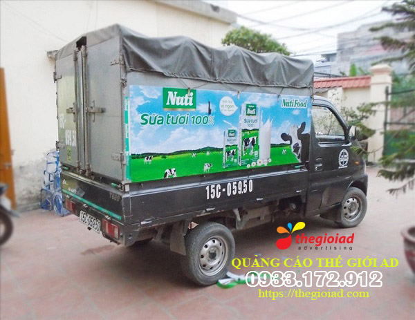 dán decal xe tải 