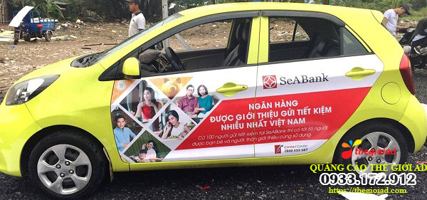 dán decal taxi