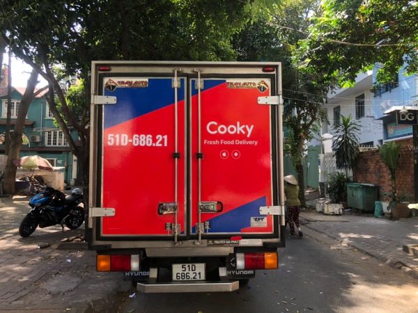 decal dán quảng cáo xe tải