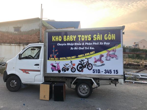 decal dán quảng cáo xe tải