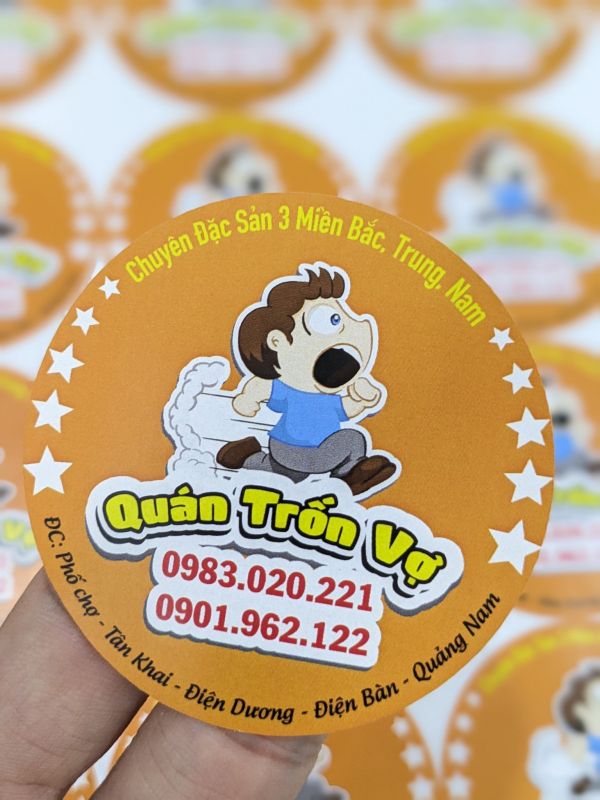 decal tem nhãn