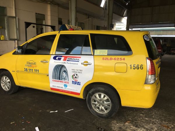 decal dán quảng cáo ô tô