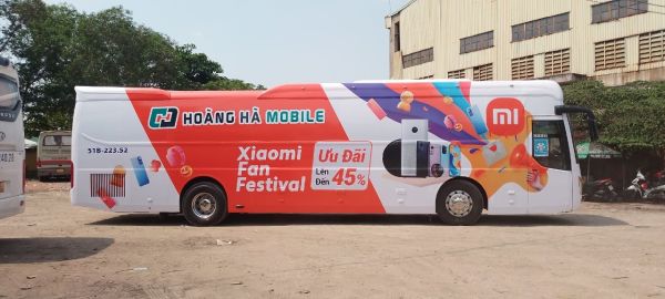 decal dán quảng cáo xe